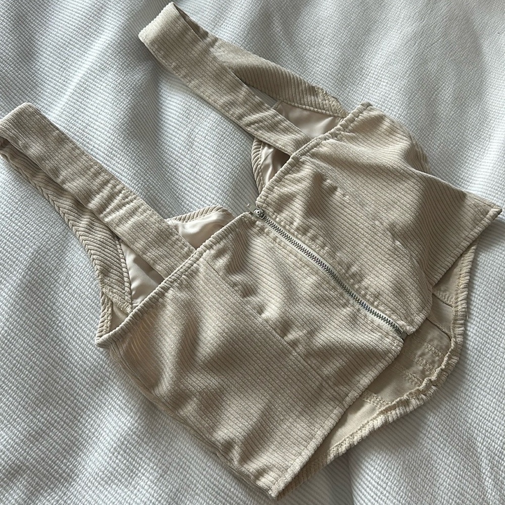 Beige Corset Top - Picture 4 of 7